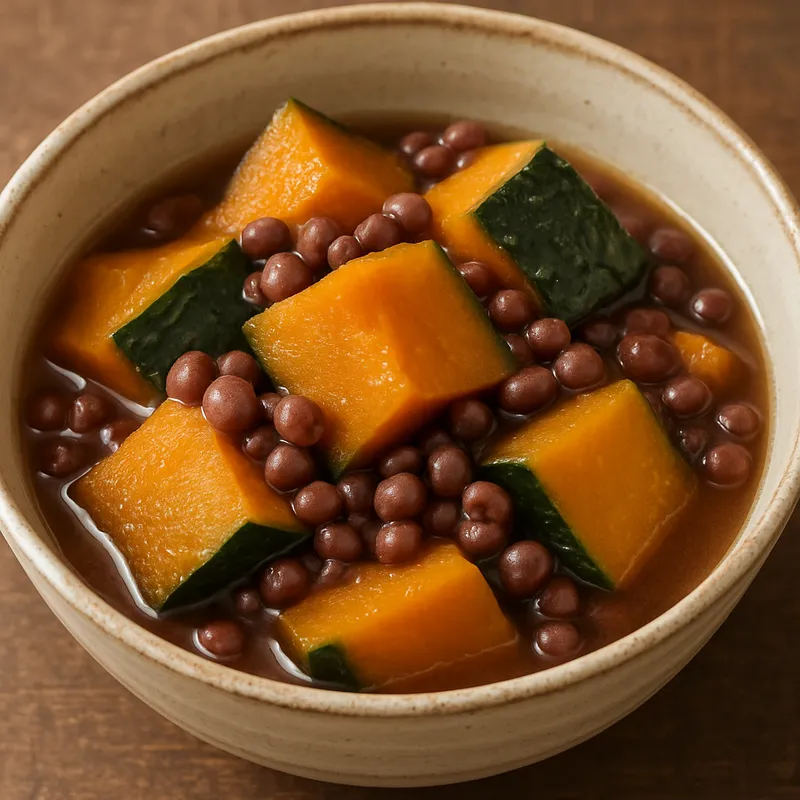 Itoko-ni (Kürbis-Azuki-Eintopf)