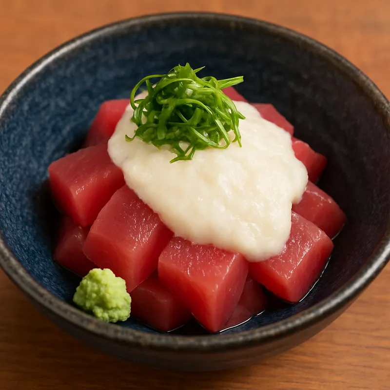 Izakaya Maguro Yamakake (Thunfisch mit geriebenem Yamswurzel)