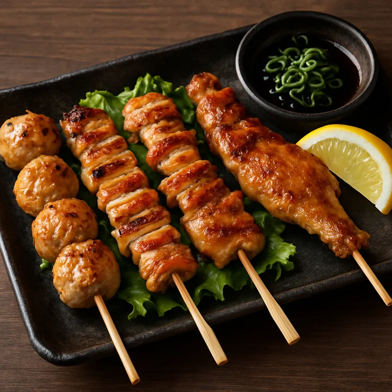 Izakaya Yakitori-Platte