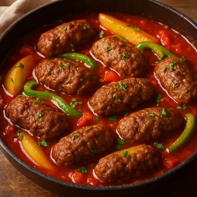 Izmir Köfte (Fleischbällchen in Tomatensauce)