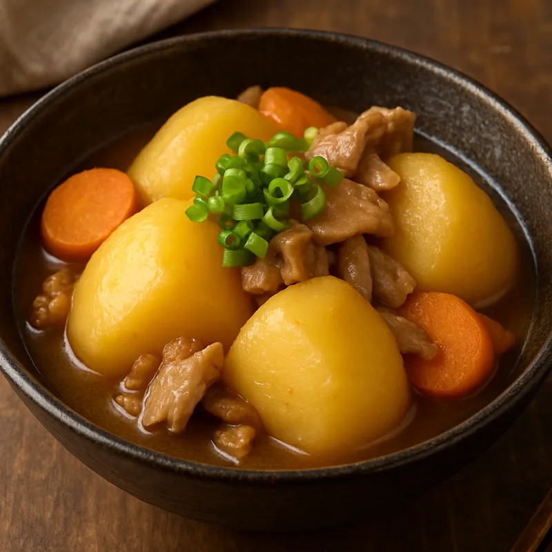Jagaimo No Nimono (Geschmorte Kartoffeln)