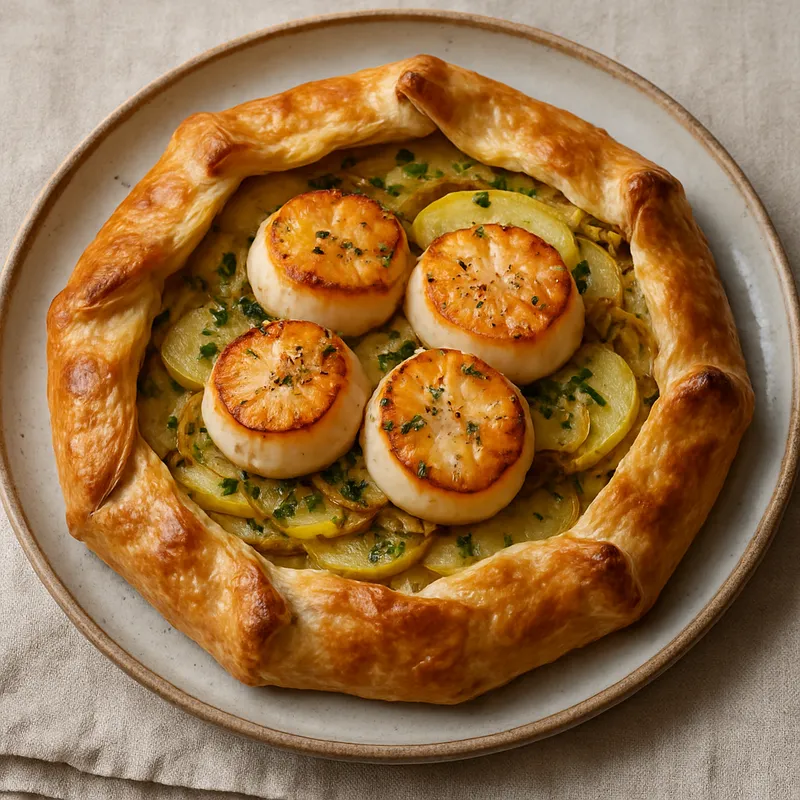 Jakobsmuschel-Galette