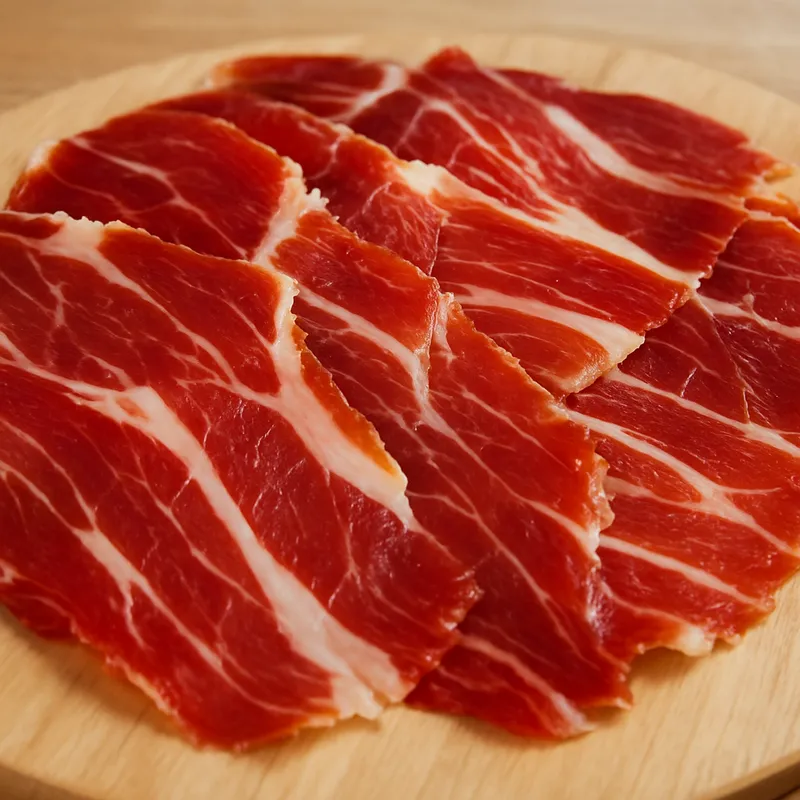 Jamón Ibérico (Iberischer Schinken, aufgeschnitten)