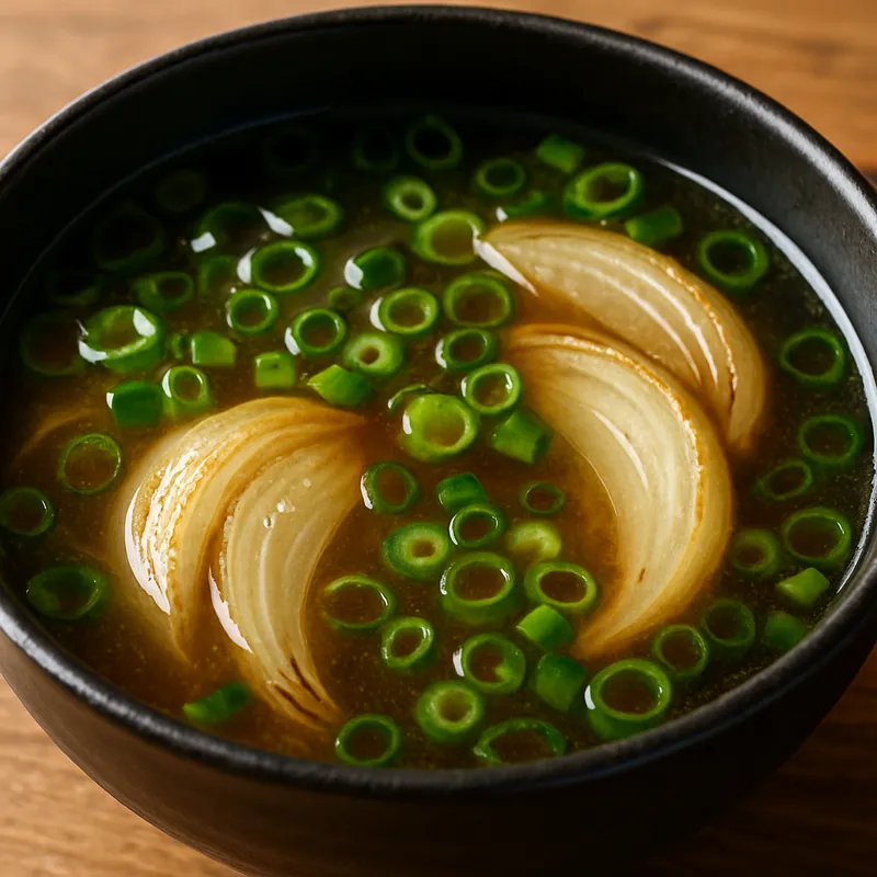 Japanische Zwiebelsuppe