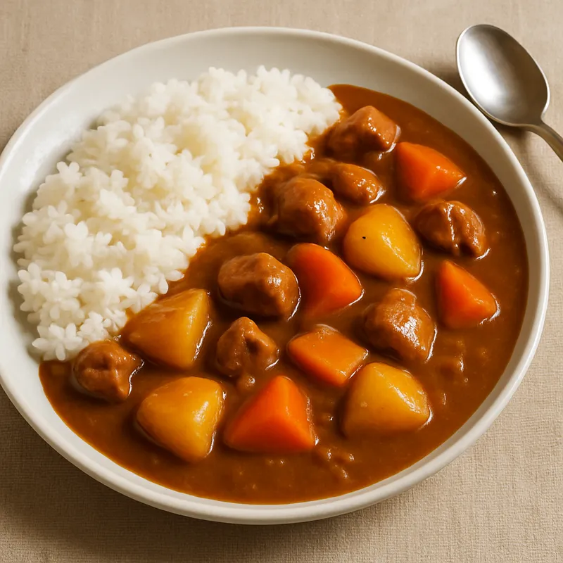 Japanischer Curry-Reis