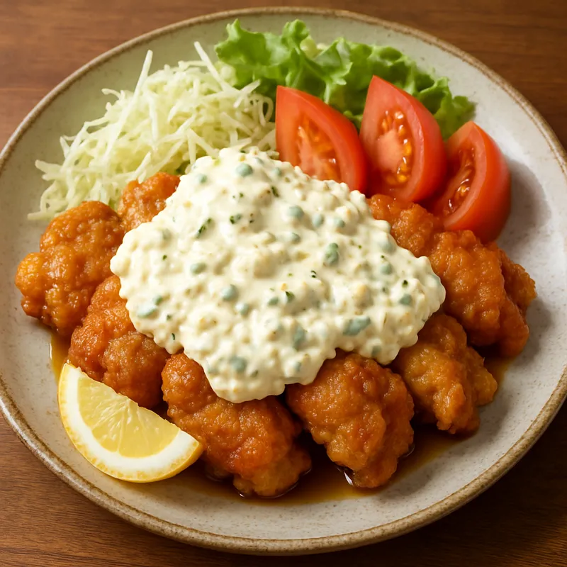 Japanisches Chicken Nanban mit Tatarsauce