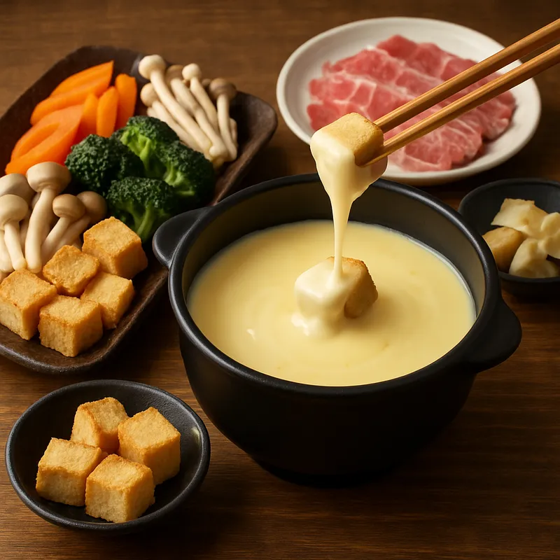 Japanisches Käsefondue