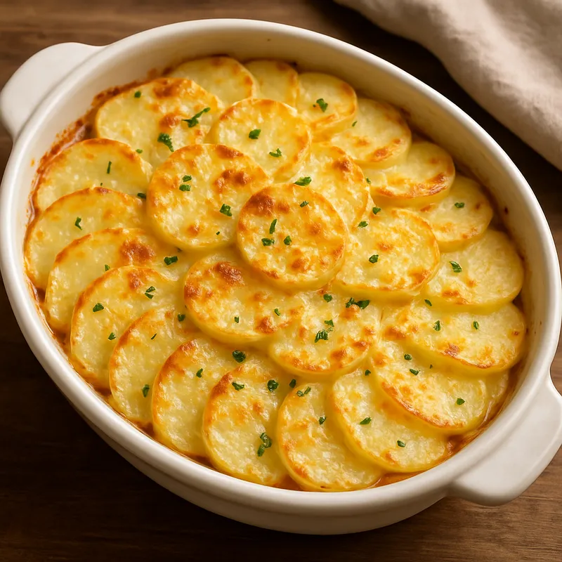 Japanisches Kartoffelgratin