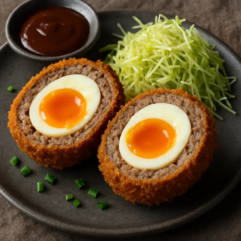 Japanisches Scotch Egg