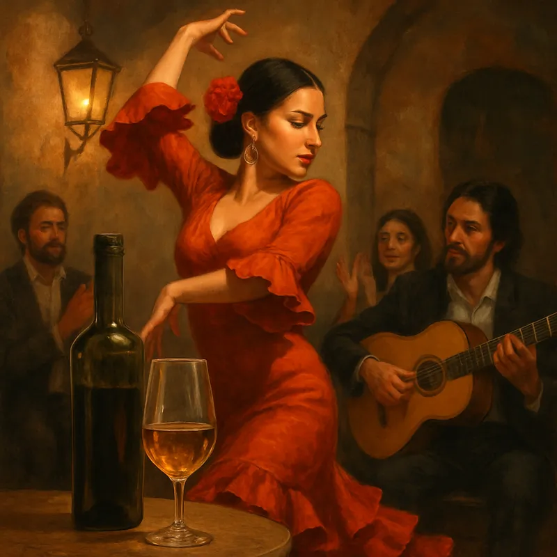 Jerez Sherry und Flamenco-Abend
