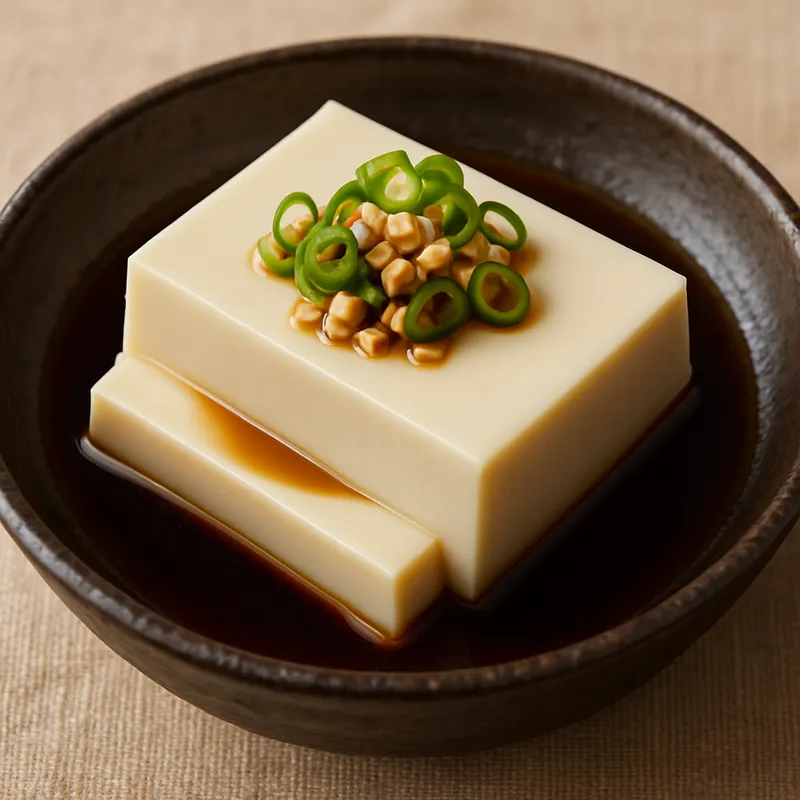 Jimami Tofu (Okinawanischer Erdnuss-Tofu)