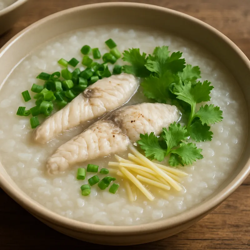 Jok Pla – Thailändischer Reisbrei mit Fisch