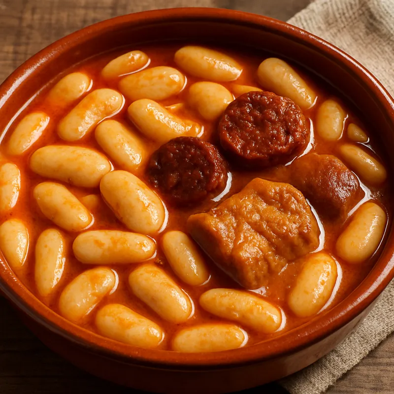 Judiones De La Granja Segovia (Großer weißer Bohneneintopf aus Segovia)