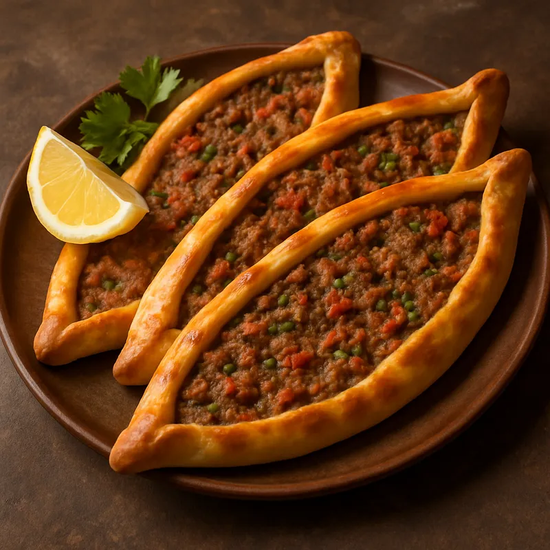 Kıymalı Pide (Fladenbrot mit Hackfleisch)
