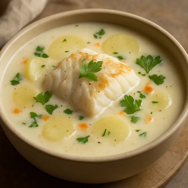 Kabeljau-Cremesuppe