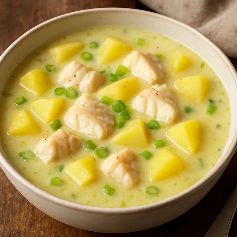 Kabeljau-Kartoffelsuppe