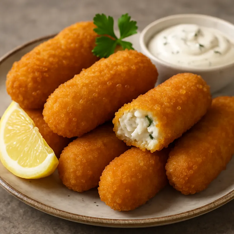 Kabeljau-Kroketten