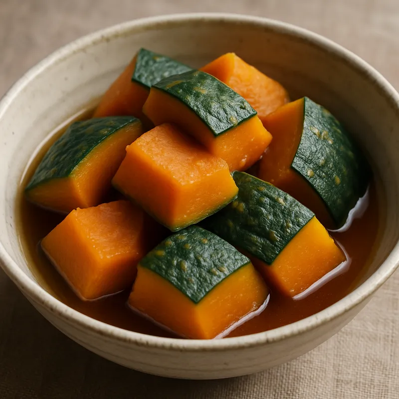Kabocha No Nimono (Geschmorter Kürbis)