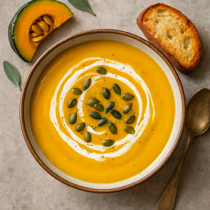 Kabocha Potage (Kürbissuppe)