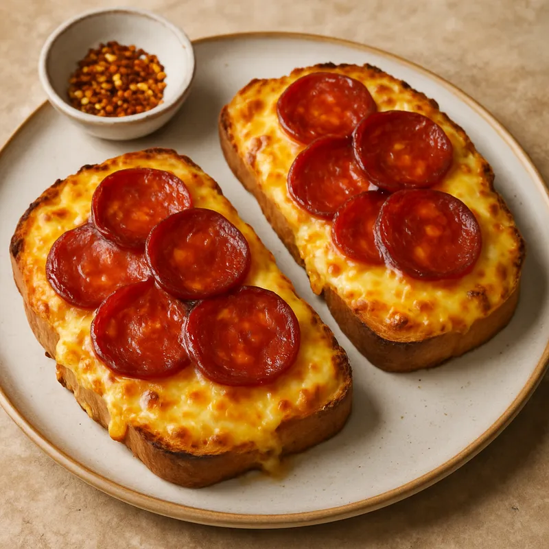 Käse-Chorizo-Toast