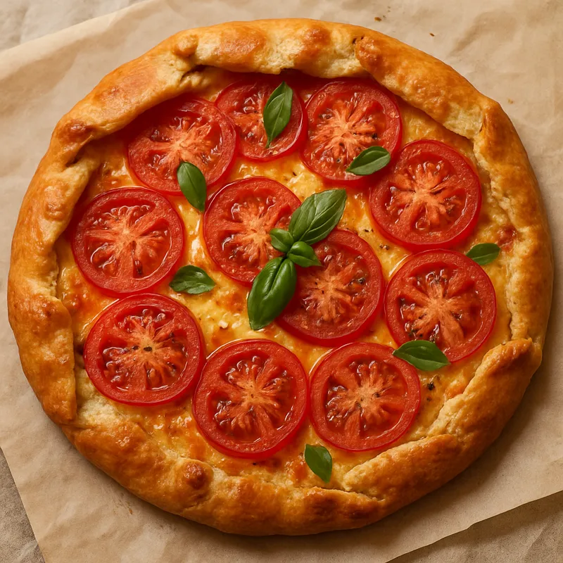 Käse-Tomaten-Galette