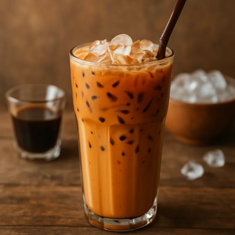 Kafae Yen (Thailändischer Eiskaffee)
