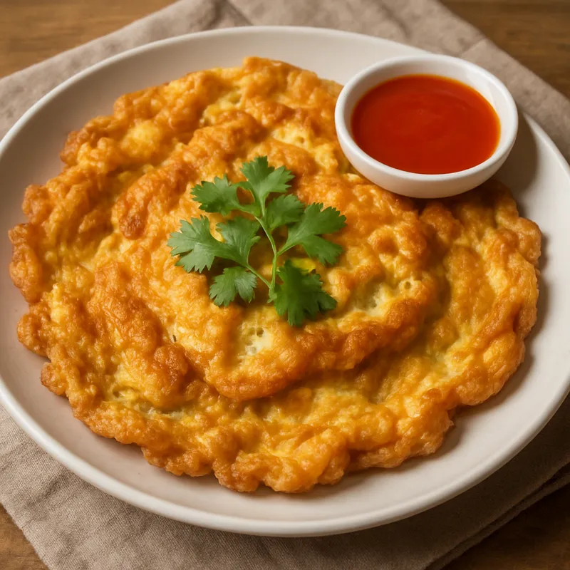 Kai Jeow (Thailändisches Omelett)
