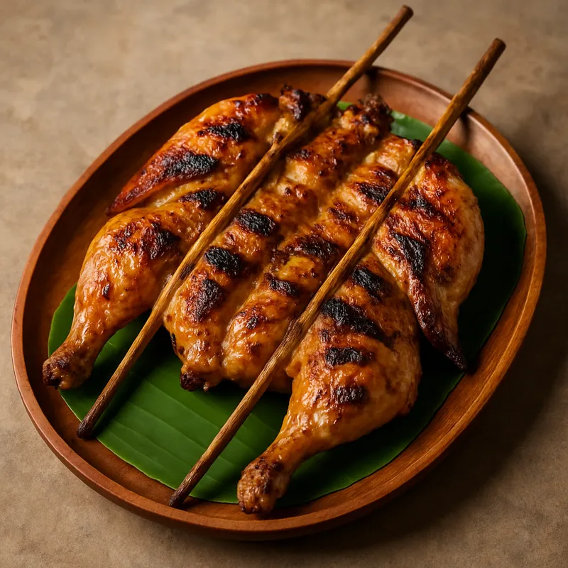Kai Yang Boran (Althergebrachtes gegrilltes Hähnchen)