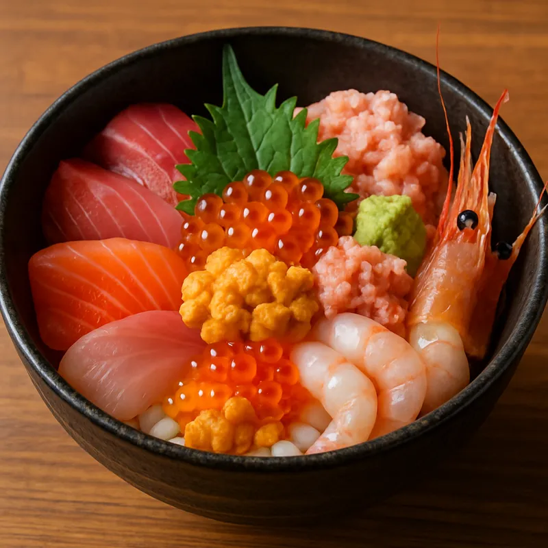 Kaisendon (Meeresfrüchte-Reisschüssel)