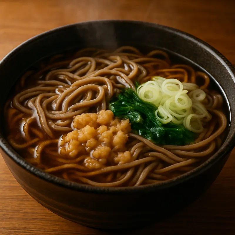 Kake Soba (Heiße Buchweizennudeln)