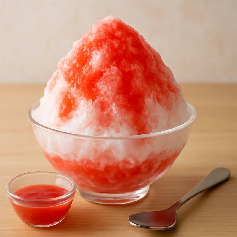 Kakigori (Japanisches Rasierten Eis)
