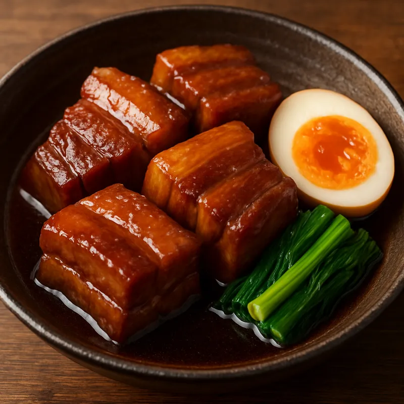 Kakuni (Geschmorter Schweinebauch)