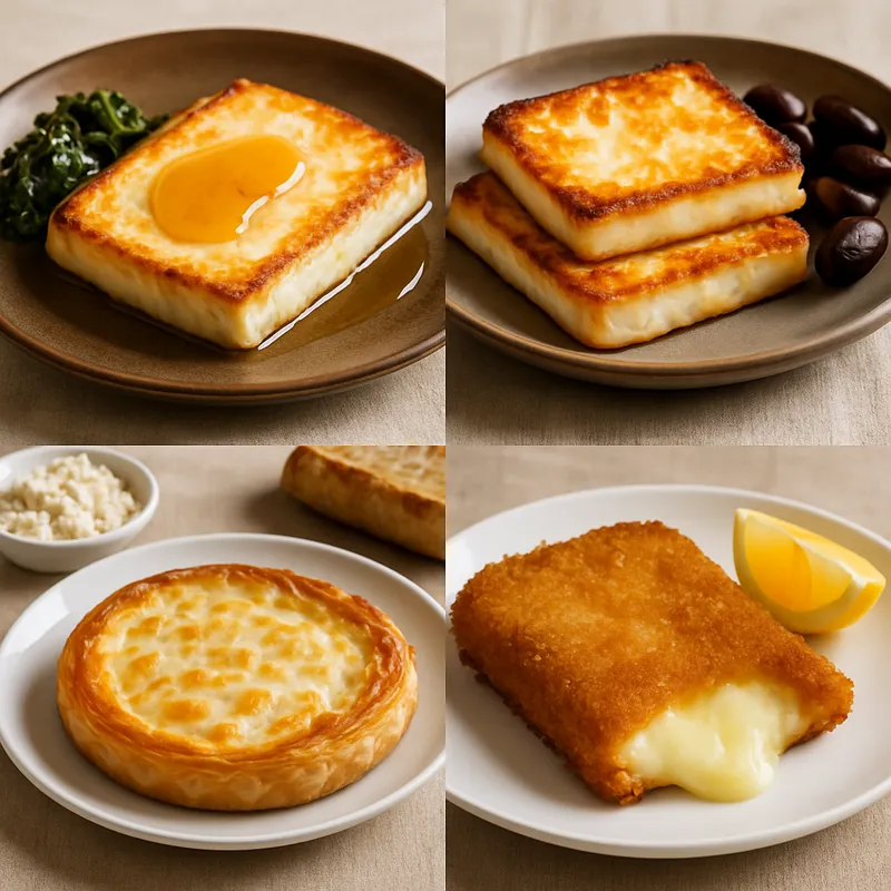 Kalavryta-Käse-Gerichte
