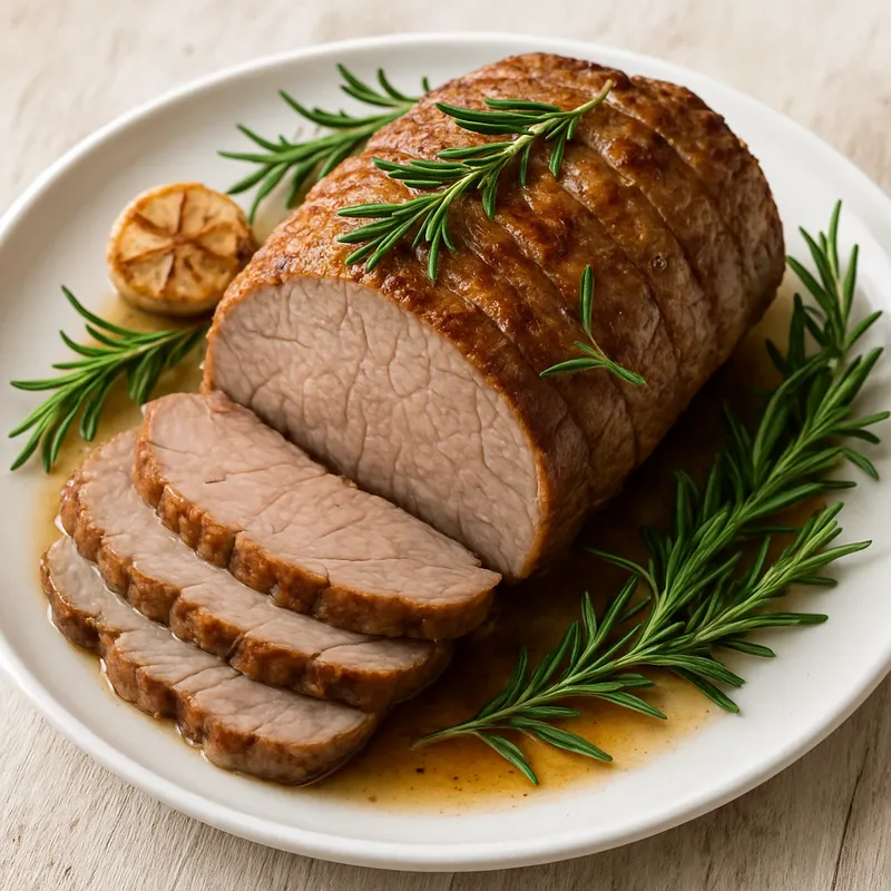 Kalbsbraten mit Rosmarin