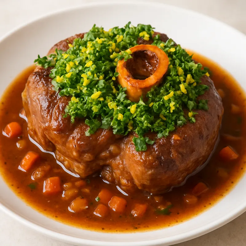 Kalbshaxe mit Gremolata