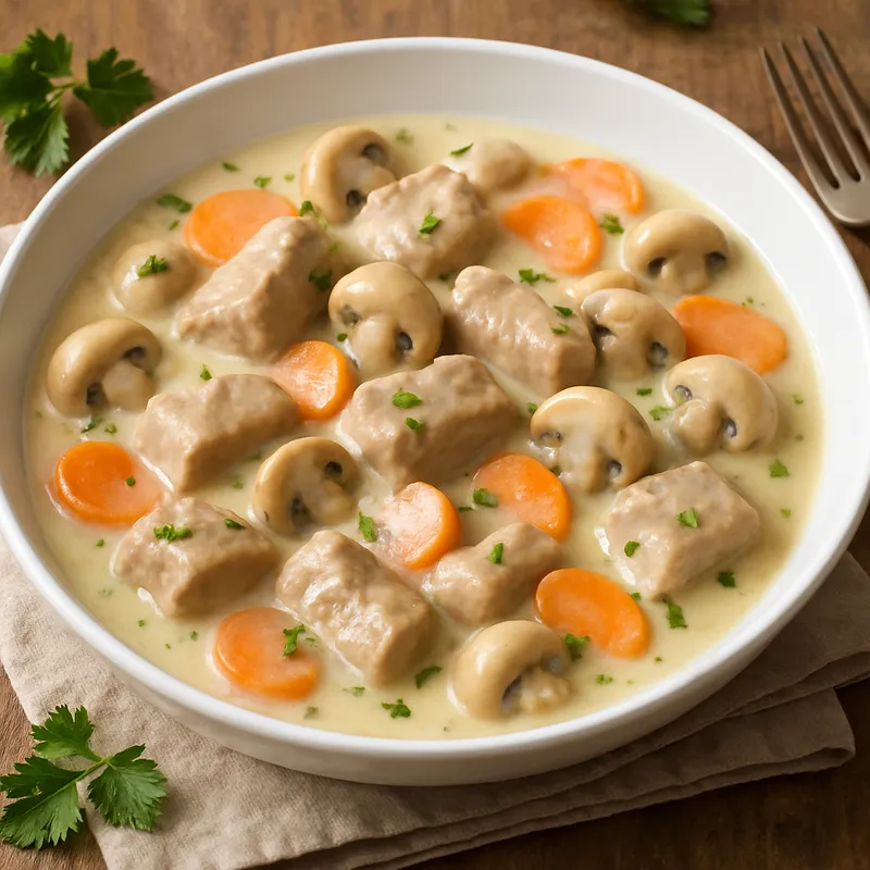 Kalbsragout Blanquette-Art