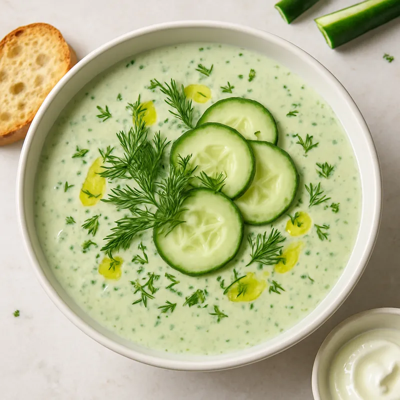 Kalte Joghurt-Gurken-Suppe