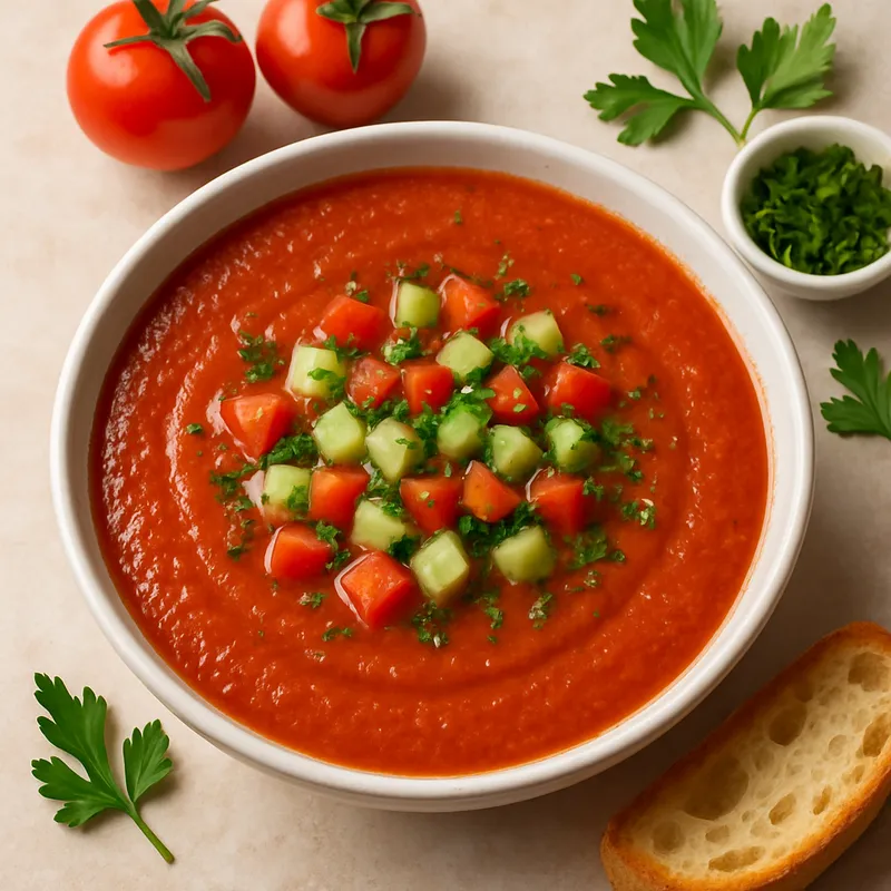 Kalte Tomatensuppe