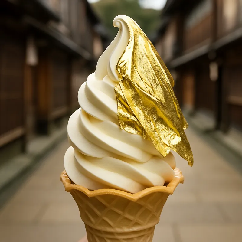 Kanazawa Blattgold-Eis
