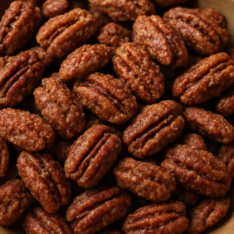 Kandierte Pekannüsse