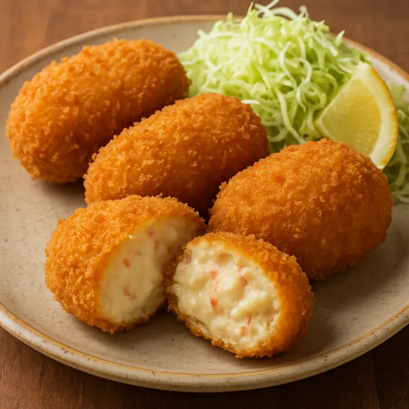 Kani Cream Korokke (Krabben-Sahne-Kroketten)