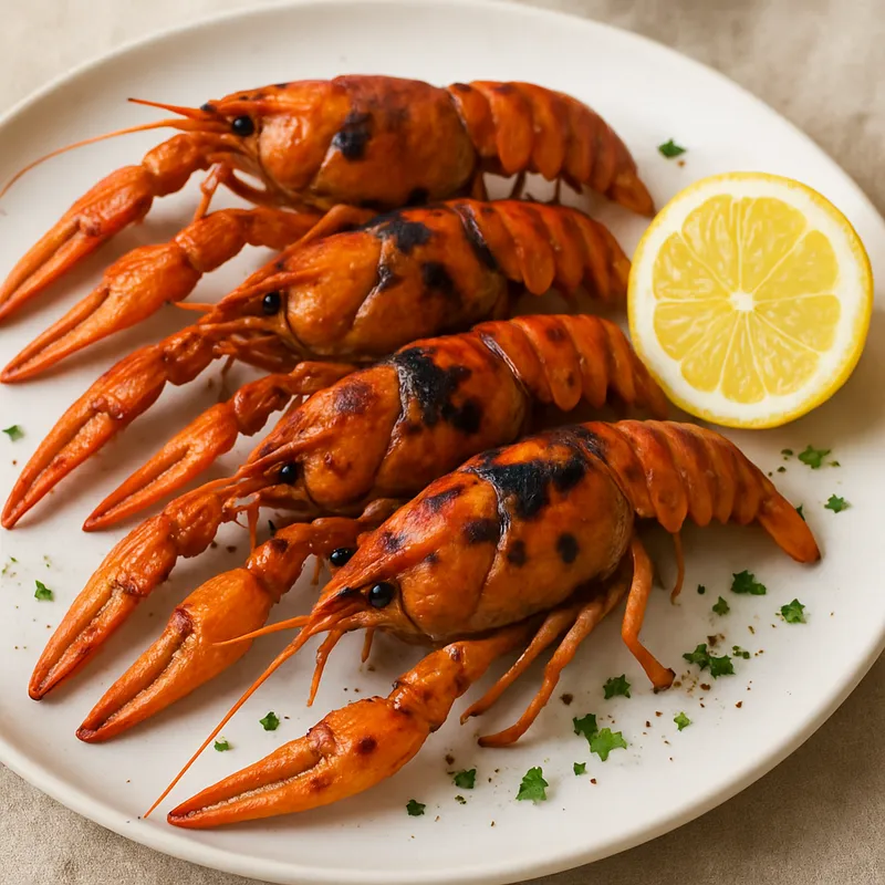 Karavides (Gegrillte Flusskrebse)