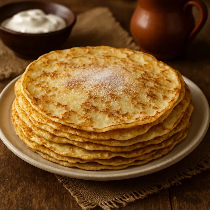 Karneval-Filloas (Galicische Crêpes)
