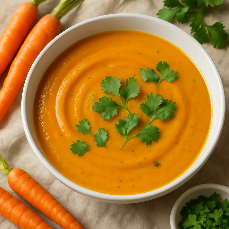 Karotten-Koriander-Suppe