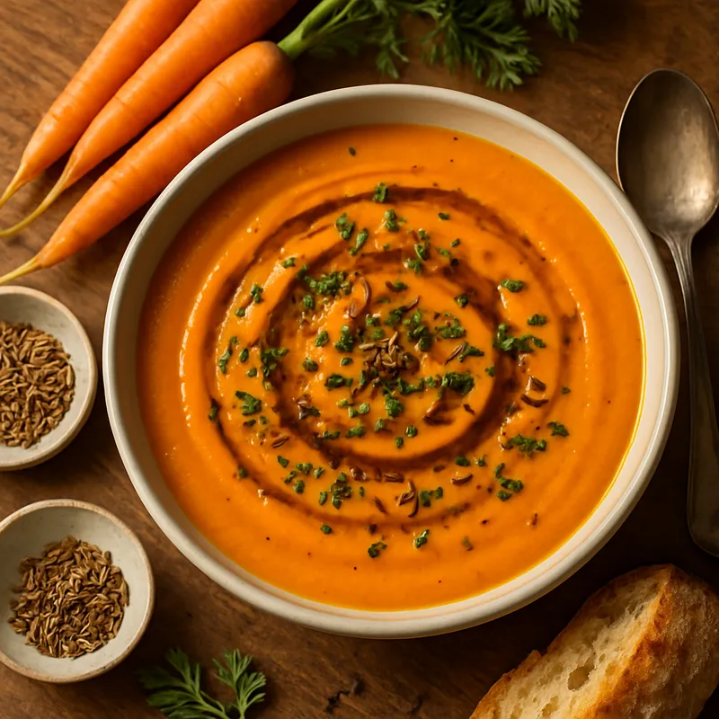 Karotten-Kreuzkümmel-Suppe