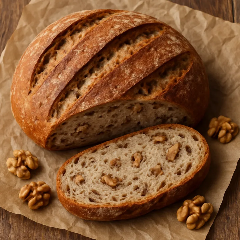 Karydopsomo (Walnussbrot)