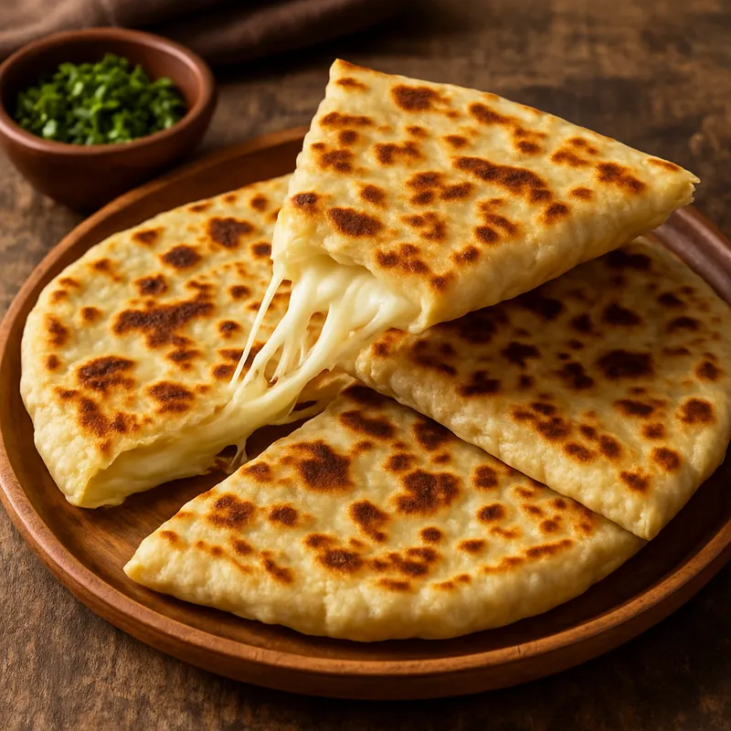 Kasarlı Gözleme (Türkisches Fladenbrot mit Kaşar-Käse)