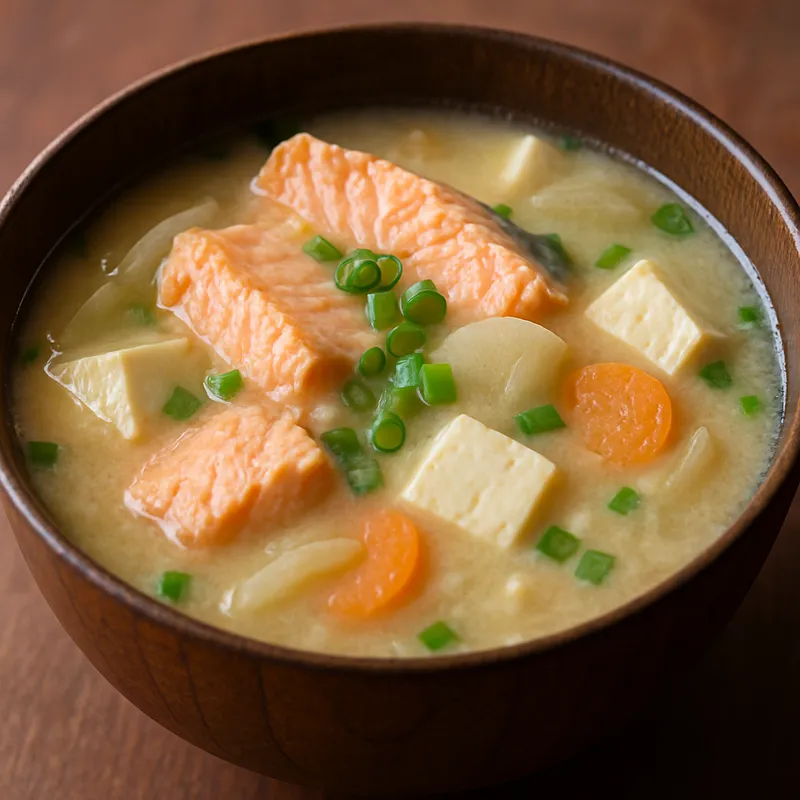 Kasu Jiru (Sake-Hefe-Suppe)