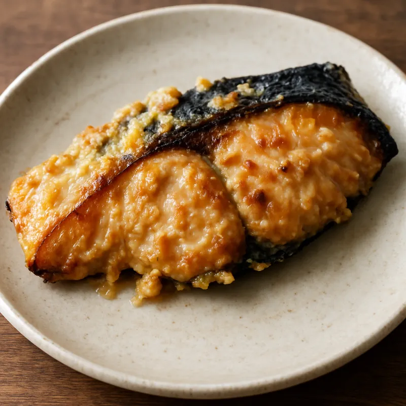 Kasuzuke (in Sake-Hefe eingelegter Fisch)