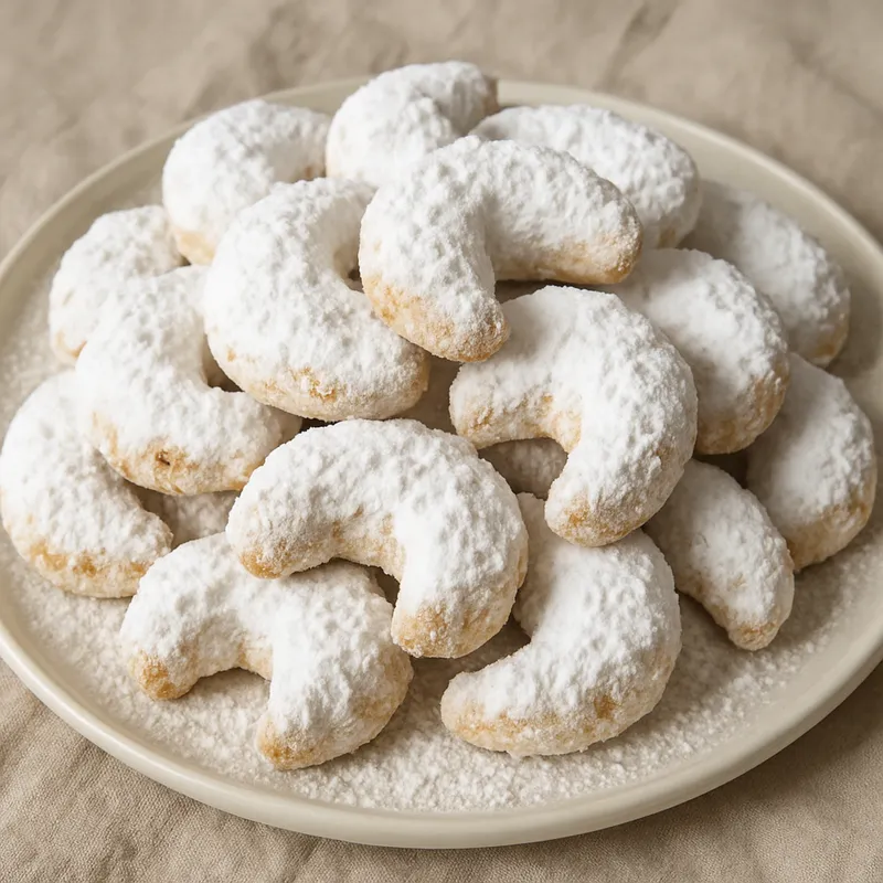 Kavala Kourabiedes (Mandelgebäck aus Drama)